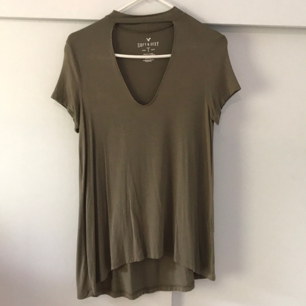 American Eagle Scoop Neck Top